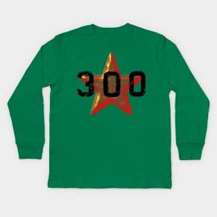 star with 300 Kids Long Sleeve T-Shirt